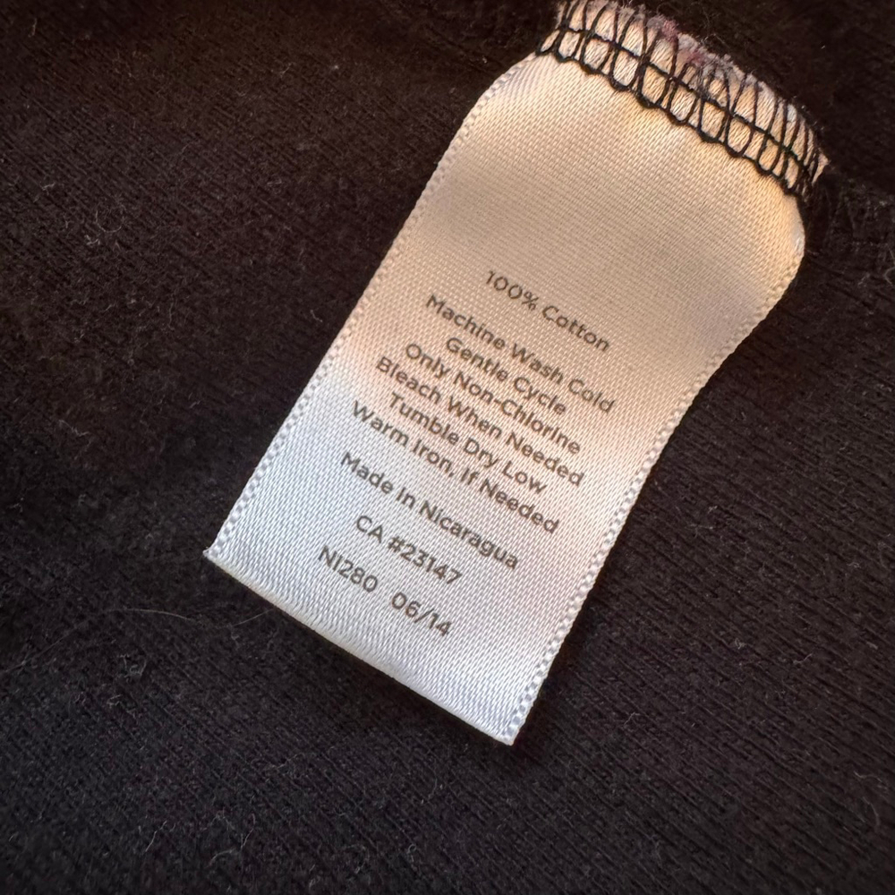 Women's Talbots Black Long Sleeve Tee Plus Size 2X - Picture 6 of 7
